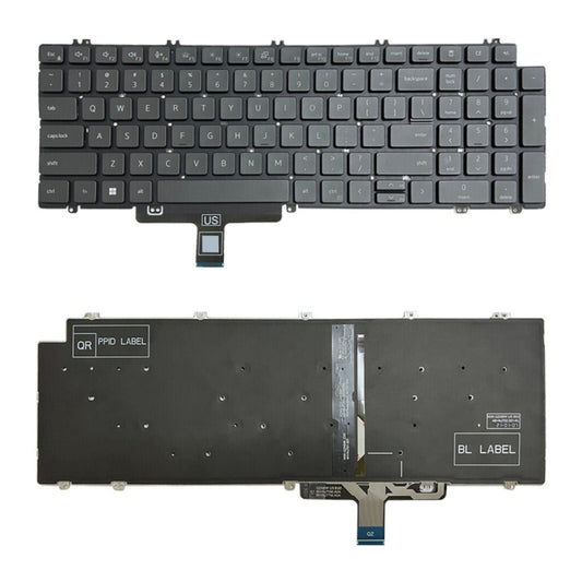 For Dell Latitude 5520 5521 Precision 3560 3561 US Version Backlight Laptop Keyboard(Black) - Dell Spare Parts by PMC Jewellery | Online Shopping South Africa | PMC Jewellery