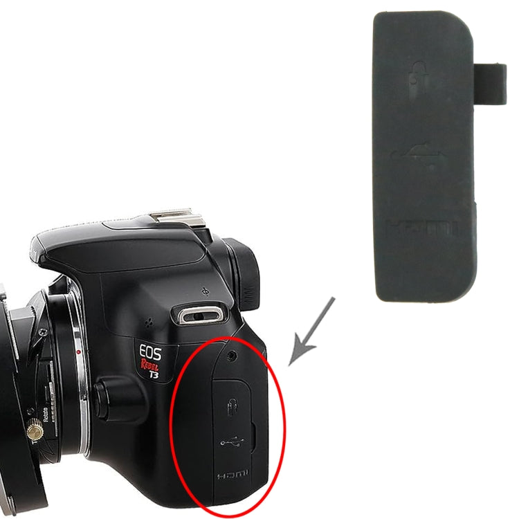 For Canon EOS 1200D OEM USB Cover Cap - USB Cover Cap by PMC TechLife | Online Shopping South Africa | PMC TechLife | Buy Now Pay Later Mobicred