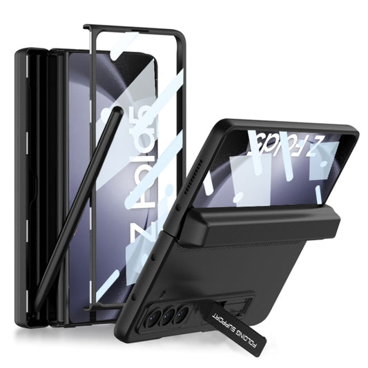 For Samsung Galaxy Z Fold5 GKK Integrated Magnetic Full Coverage Phone Flip Case with Pen Box(Black) - Galaxy Z Fold5 Cases by GKK | Online Shopping South Africa | PMC Jewellery