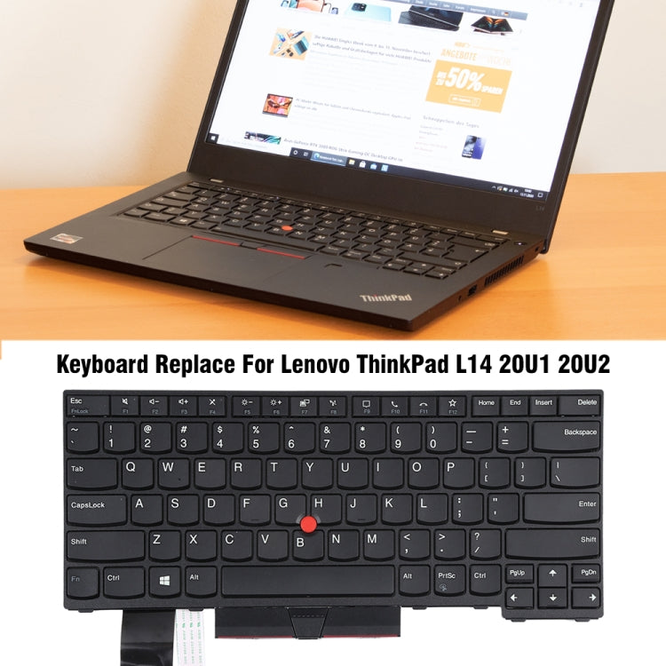 For Lenovo ThinkPad L14 20U1 20U2 Backlight Laptop Keyboard - Lenovo Spare Parts by PMC TechLife | Online Shopping South Africa | PMC TechLife | Buy Now Pay Later Mobicred