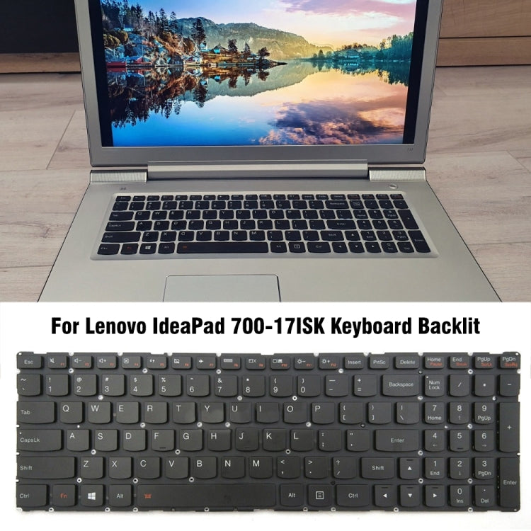 For Lenovo IdeaPad 700-17ISK Backlight Laptop Keyboard - Lenovo Spare Parts by PMC Jewellery | Online Shopping South Africa | PMC Jewellery