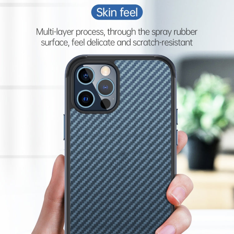 For iPhone 13 Pro Max SULADA Luxury 3D Carbon Fiber Textured Metal + TPU Frame Phone Case(Silver) - iPhone 13 Pro Max Cases by SULADA | Online Shopping South Africa | PMC Jewellery