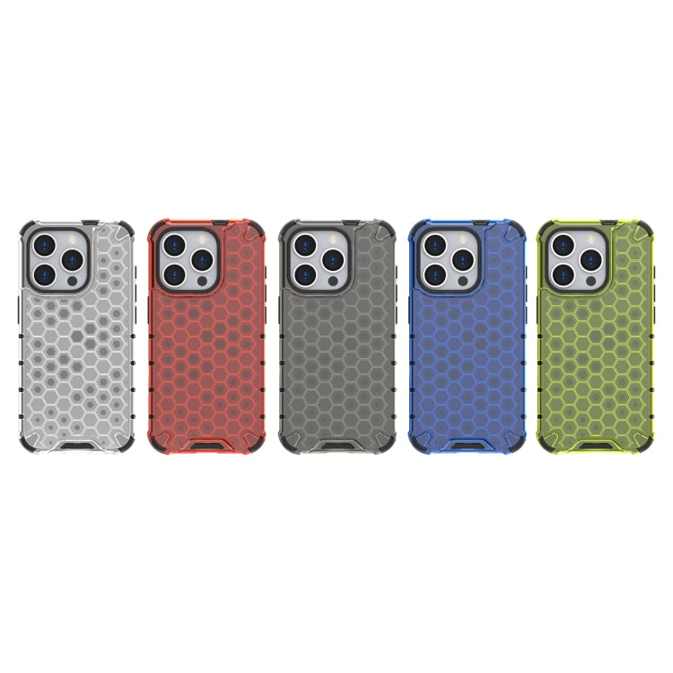 For iPhone 15 Pro Max Honeycomb Shockproof Phone Case(Black) - free shipping - PMC TechLife - Order now!
