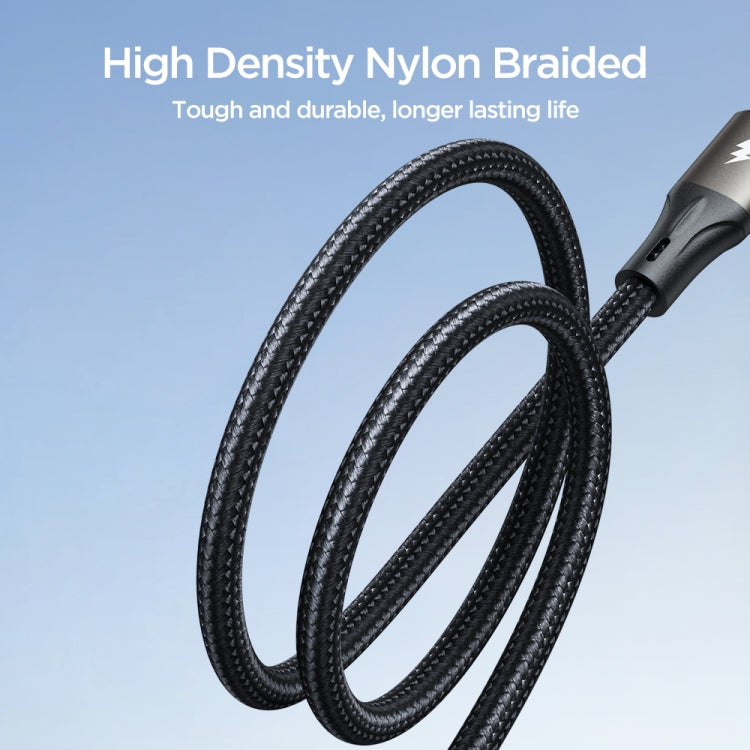 JOYROOM SA25-AM3 3A USB to Micro USB Fast Charge Data Cable, Length:1.2m(Black) - free shipping - PMC TechLife - Order now!