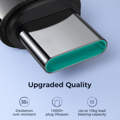 JOYROOM SA31-CC5 240W USB-C/Type-C to USB-C/Type-C Fast Charge Data Cable, Length: 1.2m(Black) - USB-C & Type-C Cable by JOYROOM | Online Shopping South Africa | PMC Jewellery