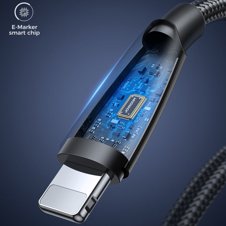 JOYROOM SA31-CL3 30W USB-C/Type-C to 8 Pin Fast Charge Data Cable, Length: 1.2m(Black) - 2 in 1 Cable by JOYROOM | Online Shopping South Africa | PMC TechLife | Buy Now Pay Later Mobicred