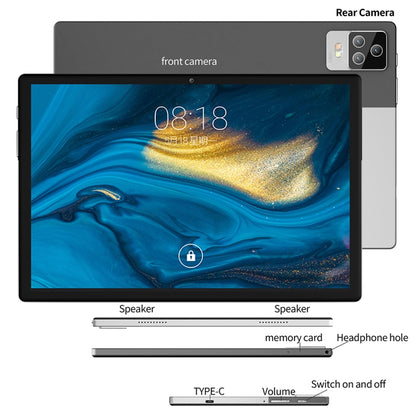 BDF P70 4G LTE Tablet PC 10.1 inch, 8GB+128GB, Android 11 MTK6755 Octa Core, Support Dual SIM, EU Plug(Blue) - BDF by BDF | Online Shopping South Africa | PMC Jewellery