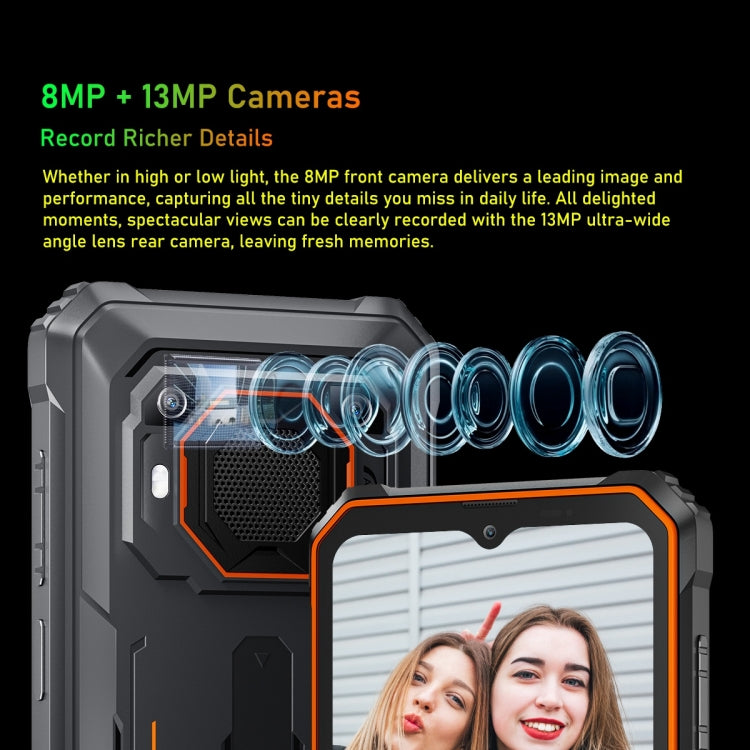 [HK Warehouse] Blackview BV6200, 4GB+64GB, IP68/IP69K/MIL-STD-810H, 6.56 inch Android 13 MediaTek MT6761V Helio A22 Quad Core, Network: 4G, OTG(Green) - Blackview by Blackview | Online Shopping South Africa | PMC Jewellery