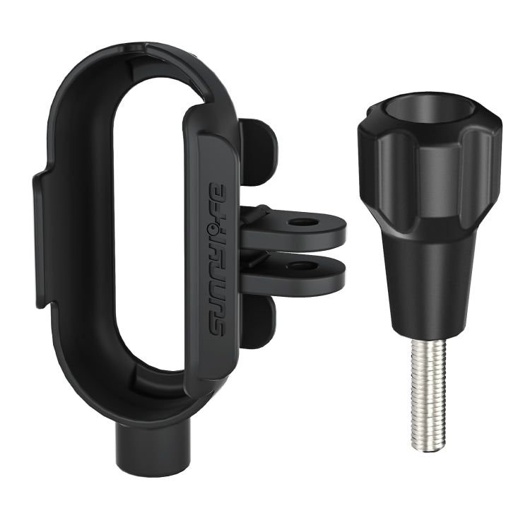 For Insta360 Go 3 Sunnylife IST-BK592 Mount Adapter Protective Frame Cage Mounting Brackets Housing Case(Black) - free shipping - PMC TechLife - Order now!