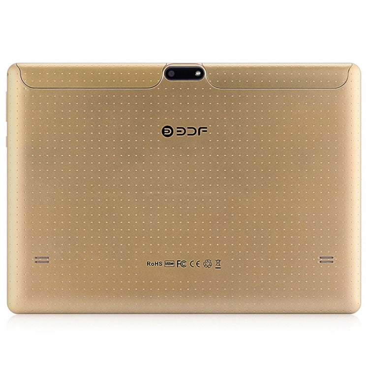 BDF K107 3G Phone Call Tablet PC 10.1 inch, 2GB+32GB, Android 9.0 MTK6735 Quad Core, Support Dual SIM, EU Plug(Gold) - BDF by BDF | Online Shopping South Africa | PMC Jewellery | Buy Now Pay Later Mobicred