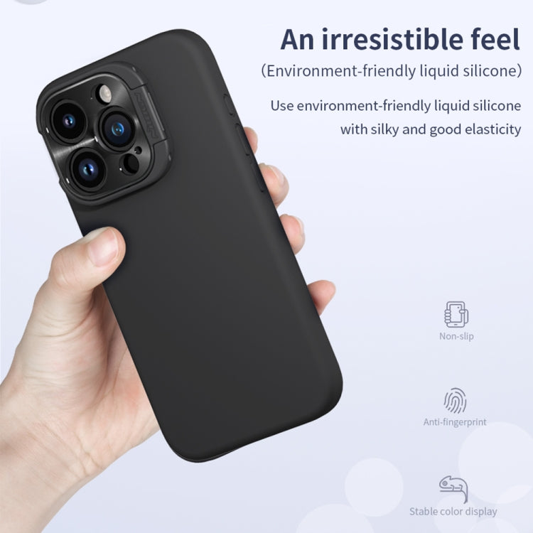 For iPhone 15 Pro NILLKIN Lens Wing Magsafe Magnetic Phone Case(Black) - free shipping - PMC TechLife - Order now!