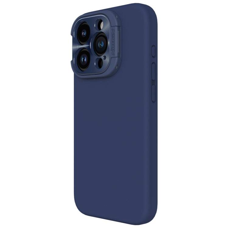 For iPhone 15 Pro NILLKIN Lens Wing Magsafe Magnetic Phone Case(Dark Blue) - free shipping - PMC TechLife - Order now!