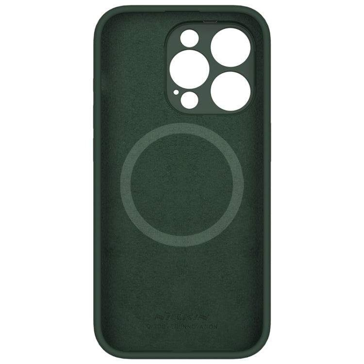 For iPhone 15 Pro NILLKIN Lens Wing Magsafe Magnetic Phone Case(Green) - iPhone 15 Pro Cases by NILLKIN | Online Shopping South Africa | PMC Jewellery