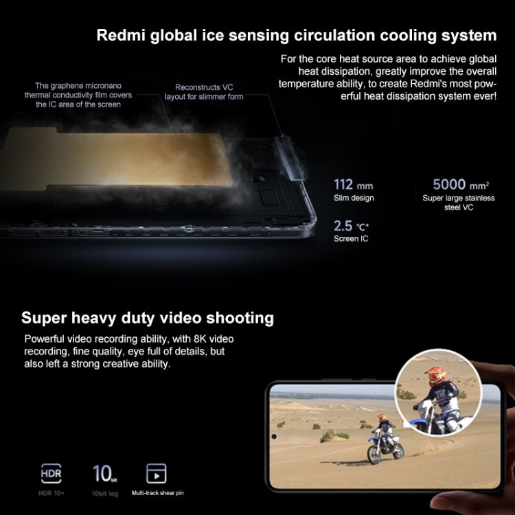 Xiaomi Redmi K60 Ultra 5G, 16GB+256GB,  6.67 inch MIUI 14 Mediatek Dimensity 9200+ Octa Core up to 3.35GHz, NFC, Network: 5G(Black) - Xiaomi Redmi by Xiaomi | Online Shopping South Africa | PMC Jewellery