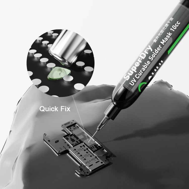 2UUL SC55 Super Dry UV Curable Solder Mask 10cc - Repair Glue Series by 2UUL | Online Shopping South Africa | PMC TechLife | Buy Now Pay Later Mobicred