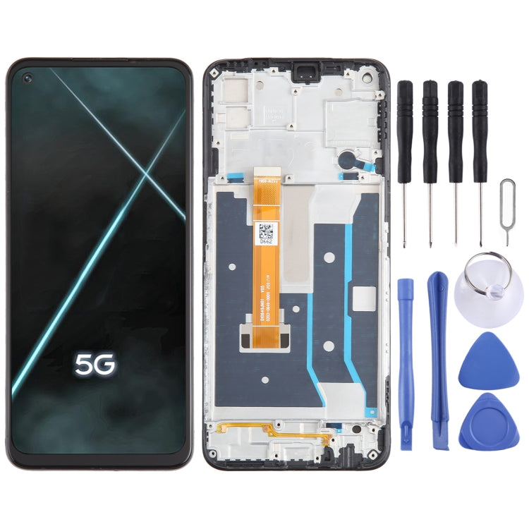 For OPPO K7x OEM LCD Screen Digitizer Full Assembly with Frame - LCD Screen by PMC Jewellery | Online Shopping South Africa | PMC Jewellery