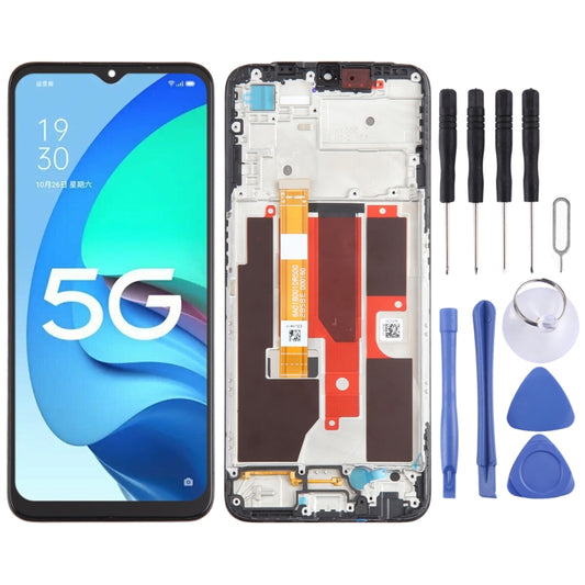 For OPPO A56 5G OEM LCD Screen Digitizer Full Assembly with Frame - LCD Screen by PMC Jewellery | Online Shopping South Africa | PMC Jewellery