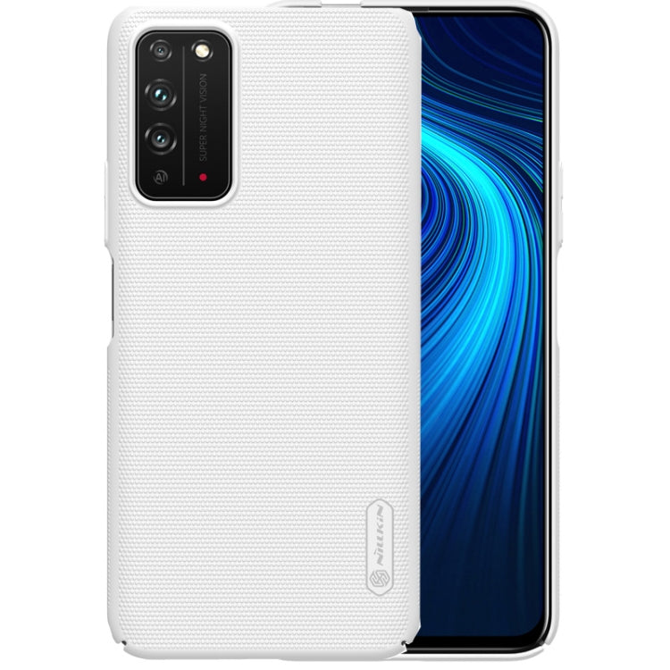 For Huawei Honor X10 NILLKIN Frosted Concave-convex Texture PC Protective Case(White) - Honor Cases by NILLKIN | Online Shopping South Africa | PMC Jewellery