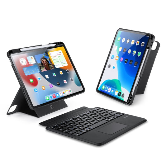 For iPad Air 11 2024 / 4&5 / iPad Pro 11 2022 DUX DUCIS DK Series Magnetic Wireless Bluetooth Keyboard Tablet Case(Black) - For iPad Pro by DUX DUCIS | Online Shopping South Africa | PMC Jewellery | Buy Now Pay Later Mobicred