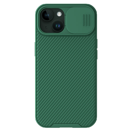 For iPhone 15 Plus NILLKIN CamShield Pro Magnetic Magsafe Phone Case(Green) - iPhone 15 Plus Cases by NILLKIN | Online Shopping South Africa | PMC Jewellery