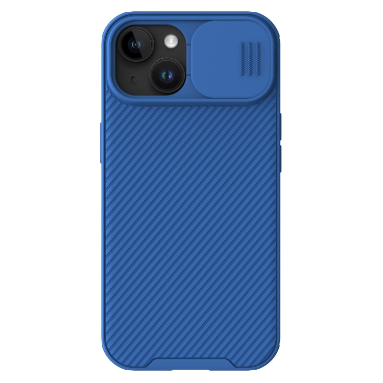 For iPhone 15 NILLKIN CamShield Pro Magnetic Magsafe Phone Case(Blue) - iPhone 15 Cases by NILLKIN | Online Shopping South Africa | PMC Jewellery