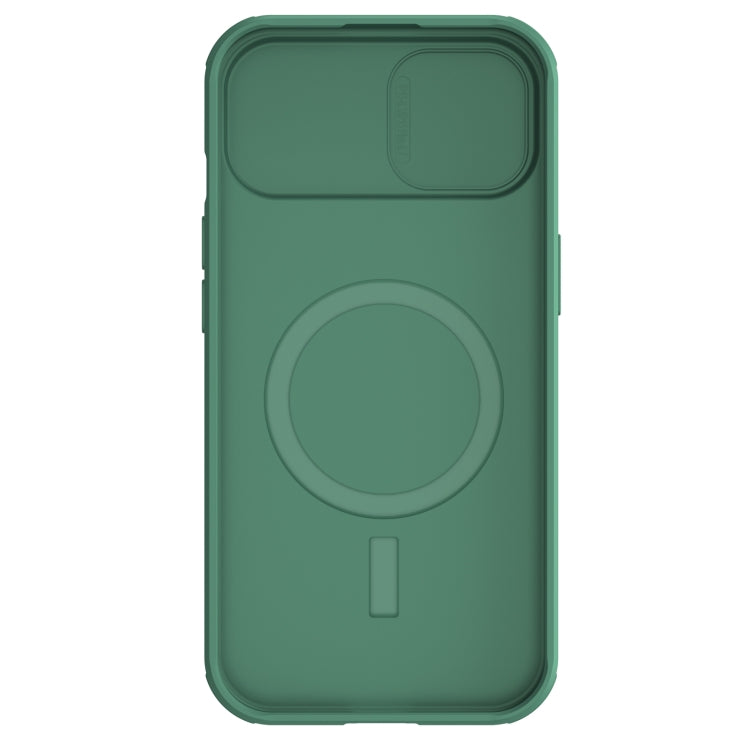 For iPhone 15 NILLKIN CamShield Pro Magnetic Magsafe Phone Case(Green) - iPhone 15 Cases by NILLKIN | Online Shopping South Africa | PMC Jewellery