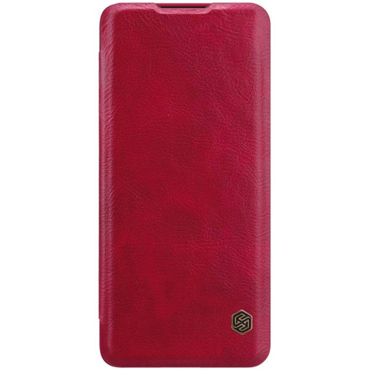 For Huawei P40 Pro Plus NILLKIN QIN Series Crazy Horse Texture Horizontal Flip Leather Case with Card Slot(Red) - Huawei Cases by NILLKIN | Online Shopping South Africa | PMC Jewellery