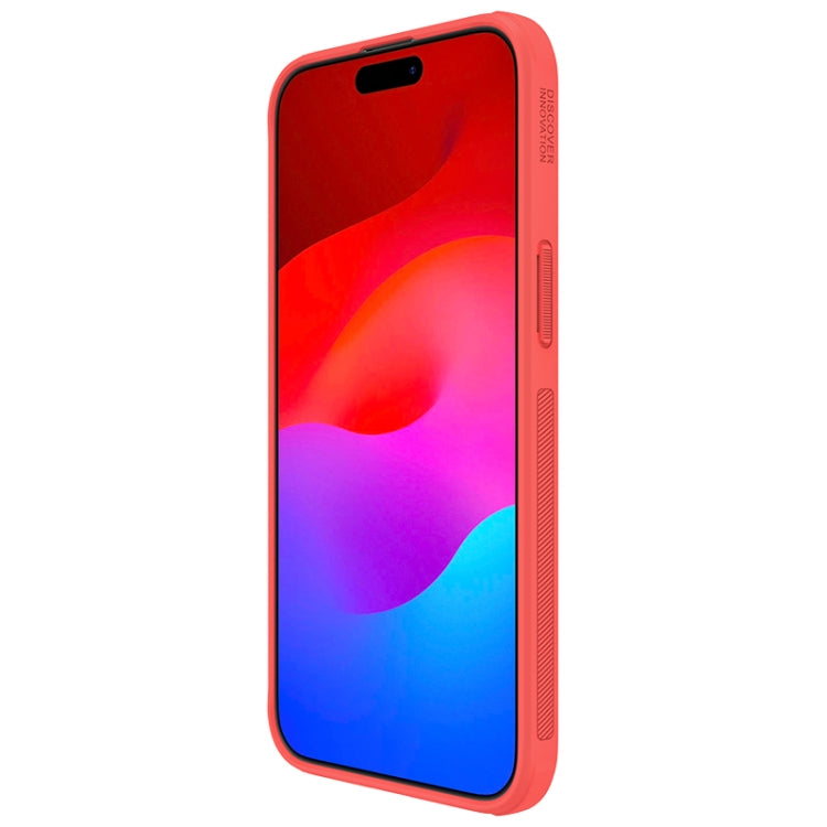 For iPhone 15 Pro Max NILLKIN Frosted Shield Pro PC + TPU Phone Case(Red) - iPhone 15 Pro Max Cases by NILLKIN | Online Shopping South Africa | PMC Jewellery