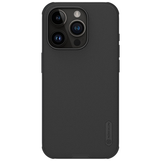 For iPhone 15 Pro NILLKIN Frosted Shield Pro PC + TPU Phone Case(Black) - iPhone 15 Pro Cases by NILLKIN | Online Shopping South Africa | PMC Jewellery