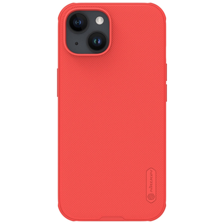 For iPhone 15 NILLKIN Frosted Shield Pro PC + TPU Phone Case(Red) - iPhone 15 Cases by NILLKIN | Online Shopping South Africa | PMC Jewellery