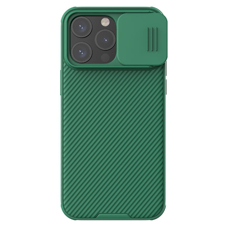 For iPhone 15 Pro NILLKIN CamShield Pro Magnetic Magsafe Phone Case(Green) - iPhone 15 Pro Cases by NILLKIN | Online Shopping South Africa | PMC Jewellery