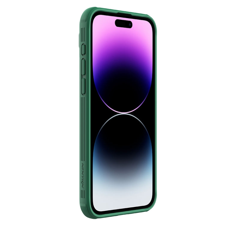 For iPhone 15 Pro NILLKIN CamShield Pro Magnetic Magsafe Phone Case(Green) - iPhone 15 Pro Cases by NILLKIN | Online Shopping South Africa | PMC TechLife | Buy Now Pay Later Mobicred