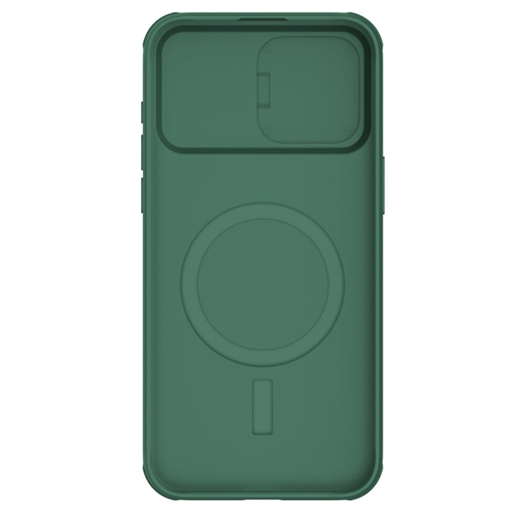 For iPhone 15 Pro NILLKIN CamShield Pro Magnetic Magsafe Phone Case(Green) - iPhone 15 Pro Cases by NILLKIN | Online Shopping South Africa | PMC Jewellery