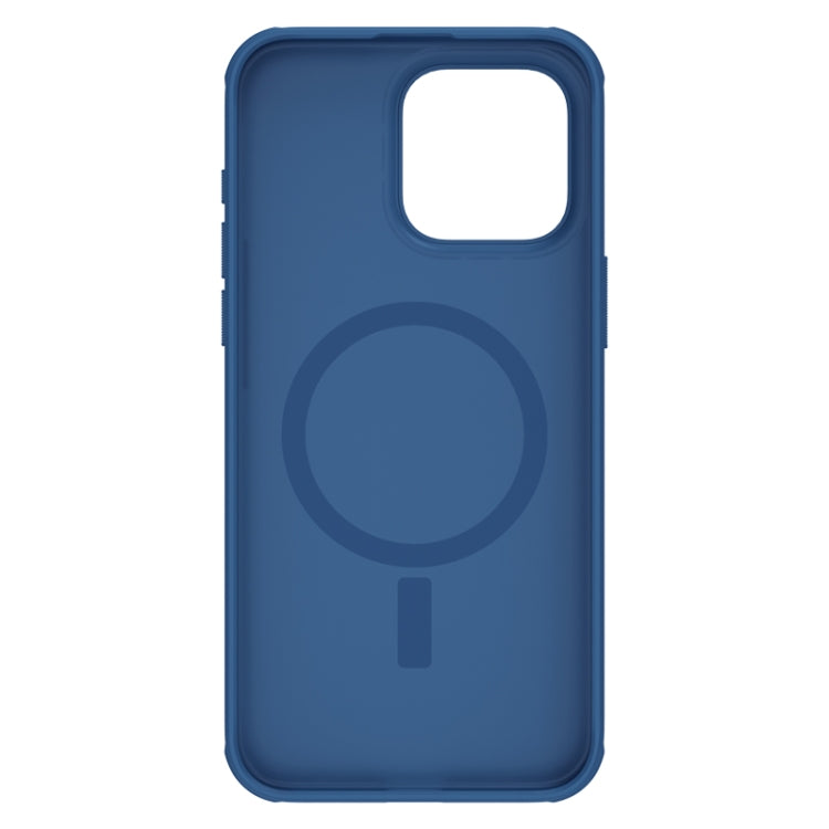 For iPhone 15 Pro Max NILLKIN Frosted Shield Pro Magnetic Magsafe Phone Case(Blue) - iPhone 15 Pro Max Cases by NILLKIN | Online Shopping South Africa | PMC Jewellery