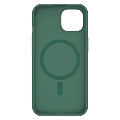 For iPhone 15 NILLKIN Frosted Shield Pro Magnetic Magsafe Phone Case(Green) - iPhone 15 Cases by NILLKIN | Online Shopping South Africa | PMC Jewellery