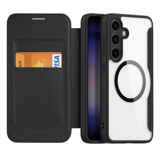 For Samsung Galaxy S24 5G DUX DUCIS Skin X Pro Series Magsafe PC + TPU Phone Leather Case(Black) - Galaxy S24 5G Cases by DUX DUCIS | Online Shopping South Africa | PMC Jewellery