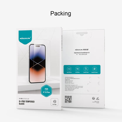 For iPhone 15 NILLKIN H+Pro 0.2mm 9H Explosion-proof Tempered Glass Film - iPhone 15 Tempered Glass by NILLKIN | Online Shopping South Africa | PMC Jewellery