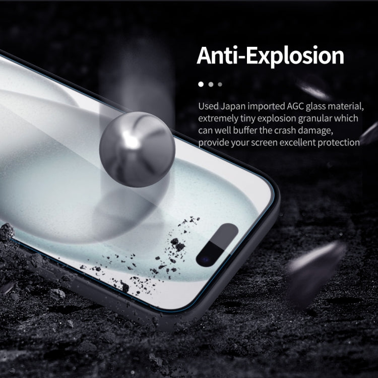 For iPhone 15 NILLKIN H+Pro 0.2mm 9H Explosion-proof Tempered Glass Film - iPhone 15 Tempered Glass by NILLKIN | Online Shopping South Africa | PMC Jewellery