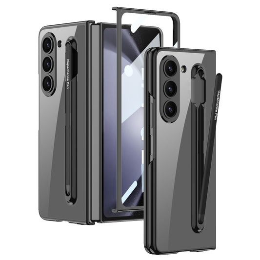 For Samsung Galaxy Z Fold5 5G GKK Integrated PC Phone Case with Pen Slot, No Include Pen(Black) - Galaxy Z Fold5 Cases by GKK | Online Shopping South Africa | PMC Jewellery | Buy Now Pay Later Mobicred