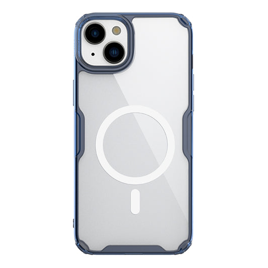 For iPhone 15 NILLKIN Ultra Clear Magsafe PC + TPU Phone Case(Blue) - iPhone 15 Cases by NILLKIN | Online Shopping South Africa | PMC Jewellery