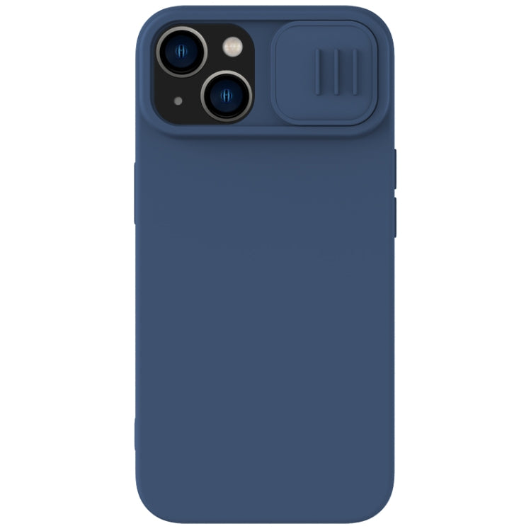 For iPhone 15 Plus NILLKIN CamShield MagSafe Liquid Silicone Phone Case(Blue) - free shipping - PMC TechLife - Order now!