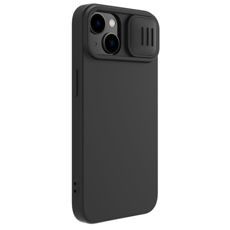 For iPhone 15 NILLKIN CamShield MagSafe Liquid Silicone Phone Case(Black) - iPhone 15 Cases by NILLKIN | Online Shopping South Africa | PMC Jewellery