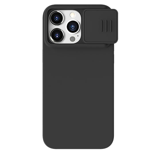 For iPhone 15 Pro Max NILLKIN CamShield MagSafe Liquid Silicone Phone Case(Black) - iPhone 15 Pro Max Cases by NILLKIN | Online Shopping South Africa | PMC Jewellery