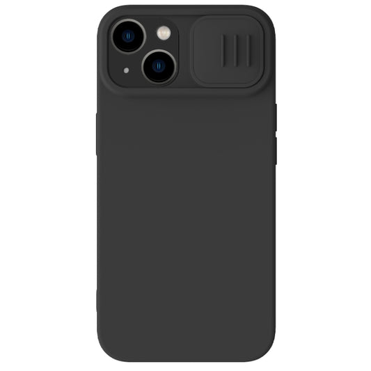 For iPhone 15 Plus NILLKIN CamShield Liquid Silicone Phone Case(Black) - iPhone 15 Plus Cases by NILLKIN | Online Shopping South Africa | PMC Jewellery