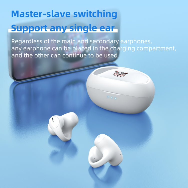 ONIKUMA T306 Ear-mounted Wireless Bluetooth Earphone(White) - Bluetooth Earphone by ONIKUMA | Online Shopping South Africa | PMC TechLife | Buy Now Pay Later Mobicred