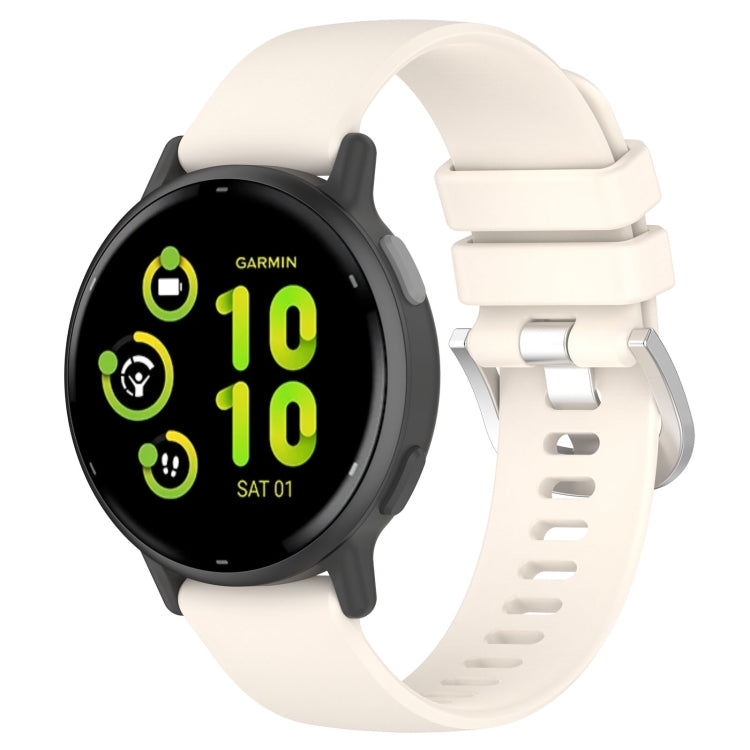 For Garmin vivoactive 5 / Active 5 20mm Silicone Watch Band(Starlight) - Watch Bands by PMC TechLife | Online Shopping South Africa | PMC TechLife