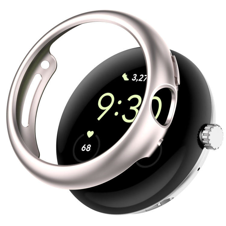 For Google Pixel Watch 2 Half Pack Hollow PC Watch Protective Case(Starlight Color) - Watch Cases by PMC TechLife | Online Shopping South Africa | PMC TechLife
