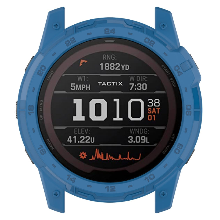 Compatible with Garmin Tactix 7 Amoled Armor Hollow TPU Watch Protective Case(Dark Blue) - free shipping - PMC TechLife - Order now!