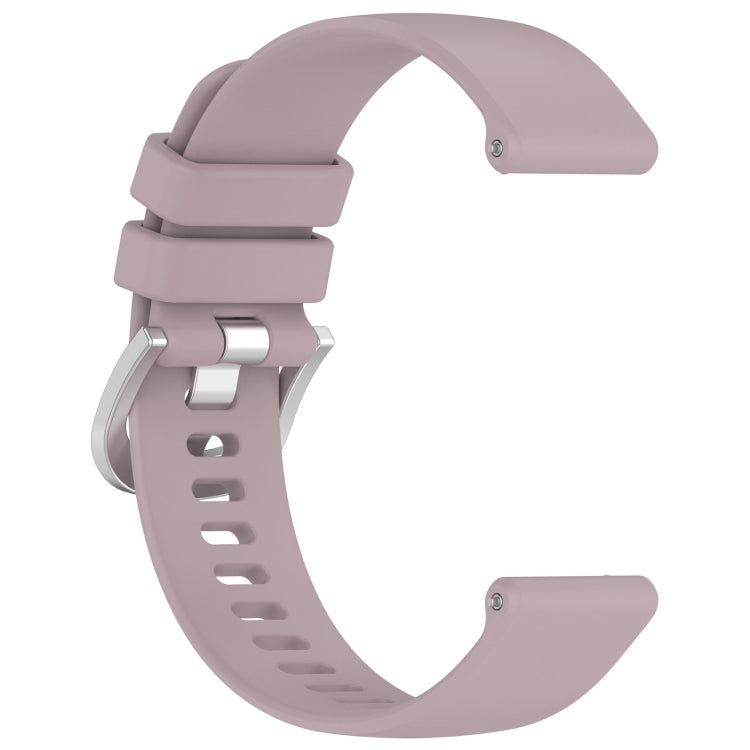 For Garmin Venu 3 Liquid Glossy Silver Buckle Silicone Watch Band(Purple) - Watch Bands by PMC Jewellery | Online Shopping South Africa | PMC Jewellery