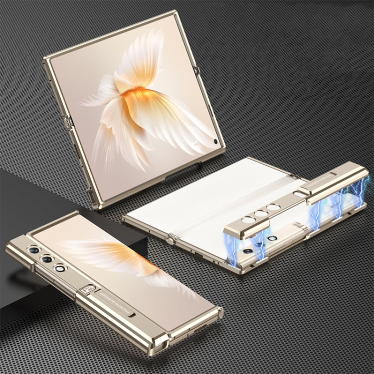 For Honor V Purse GKK Integrated Magnetic Folding Metal Full Coverage Phone Case(Gold) - Honor Cases by GKK | Online Shopping South Africa | PMC TechLife | Buy Now Pay Later Mobicred